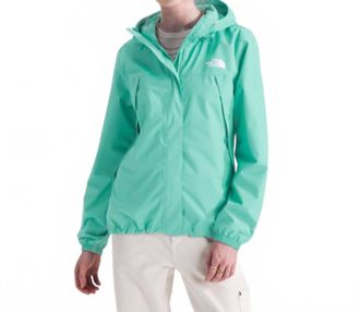 The North Face Antora Rain Jacket In Bright Foam