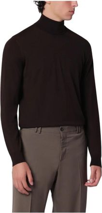 Drumohr Dolcevita ML Rasato - Heren - Coltruien - Bruin - XL - Wol - Truien & Vesten