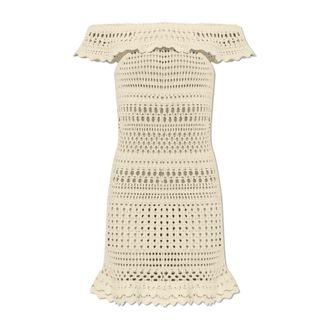 Isabel Marant Kleedjes, Dames, Beige, S, Katoen, Zoa Dress