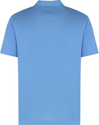 Bottega Veneta Mens Light Blue Cotton Piqu&eacute; Polo Shirts T-shirts And Polos
