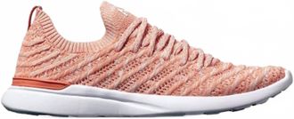Athletic Propulsion Labs Womens Techloom Wave Athletic Sneakers In Terracotta/pristine/melange