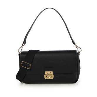 Coccinelle Shoulder Bags, female, Black, Size: ONE SIZE C-Me Lock Large