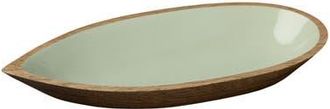 Be Home Madras Oval Bowl in Sage at Nordstrom, Size X-Large
