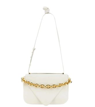 Bottega Veneta White Mount Small Crossbody Bag