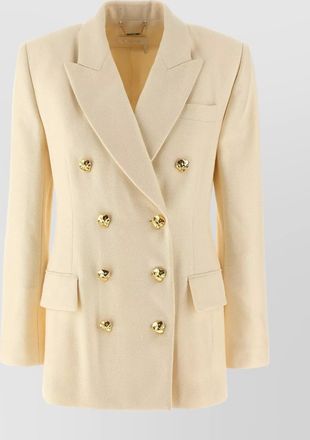 Chloé double-breasted blazer with gold-tone buttons
