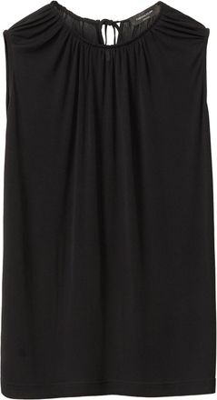 Fabiana Filippi Top drappeggiato - Nero
