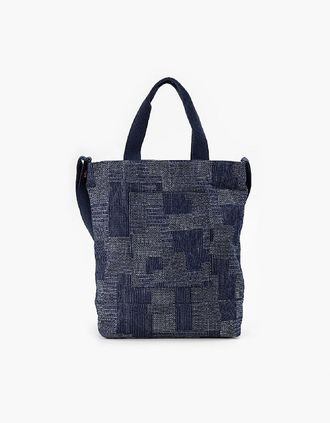 Levi's Mens Icon Patchwork Rectangle Shape Tote - Navy - Size: ONE size