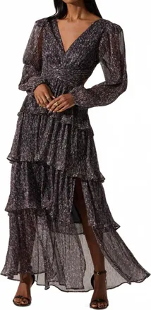 Astr Womens Anora Dress In Blue