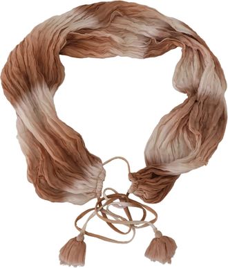 Ermanno Scervino Silk Wrap Shawl Foulard Womens Scarf