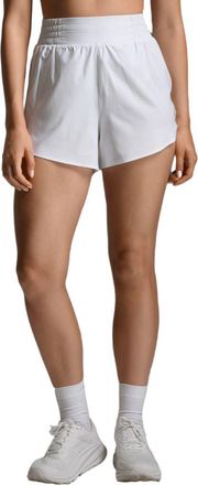 2XU Aero Hi-Rise 4 Inch Shorts in White/silver Reflective at Nordstrom, Size X-Large