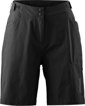 Gonso Adventure Shorts Velohose für Damen | schwarz