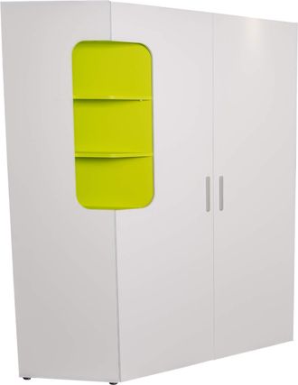 Möbel Rudolf Eck-Kleiderschrank Mega