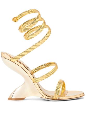 Rene Caovilla 105mm Symphony sandals - Gold