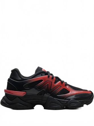 New Balance Mens Front Lace-Up Sneakers In Red/black