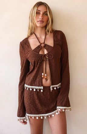 Dippin' Daisy's Swimwear Ris-k Landlocked Top in Cappuccino at Nordstrom, Size X-Small L