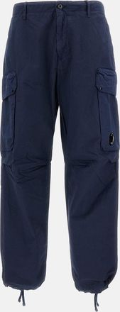 C.P. Company Pantaloni Cargo Boxy Con Lente In Micro-reps