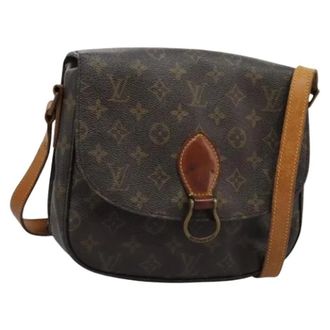 Louis Vuitton Pre-owned Cross Body Bags, female, Brown, Size: ONE SIZE Pre-owned Saint Cloud GM Shoulder Bag