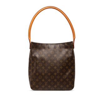 Louis Vuitton Pre-owned Womens Monogram Looping Gm - Brown Textile - One Size