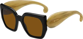 Etro 0054/S 71C/70 Womens Sunglasses Black Size 54