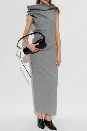 Issey Miyake Sleeveless Top, Womens, Grey