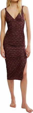 Free People Libby Midi Dress In Brown