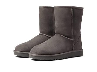 UGG Classic Short II Womens Boots Grey : 10 B - Medium, Suede