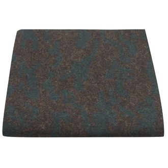 King & Priory Luxury Persian Dark Teal Pattern Pocket Square, Handkerchief