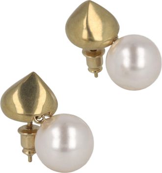 Ferragamo Sculptural Faux Pearl Earrings