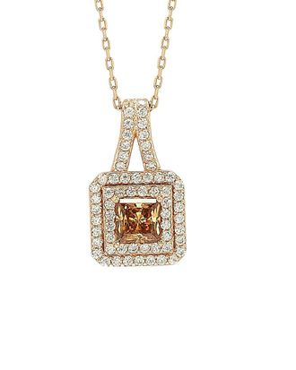 Suzy Levian Suzy Levian Silver Cz Pendant Necklace