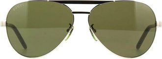 Gucci Aviator Sunglasses - Silver