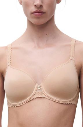 Chantelle Lightweight Underwire T-Shirt Bra in Beige Blush at Nordstrom, Size 34B