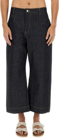 STUDIO NICHOLSON Pantalone In Denim-Uomo