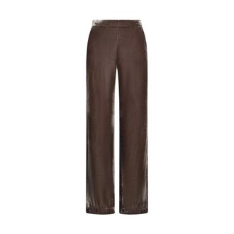 Maliparmi Pantaloni Velvet Flow - - Trousers - Donna - Marrone - XS