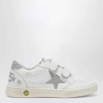 Golden Goose Ball Star Sneakers in white/crystal