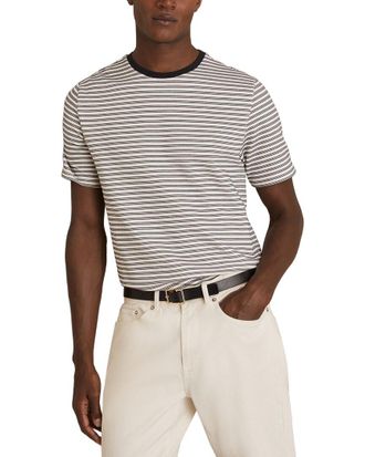 Reiss June Heavyweight Strip T-Shirt