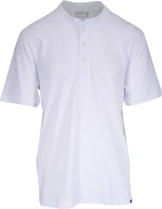 Faherty cotton henley T-shirt - men - Regenerative Cotton - S - White