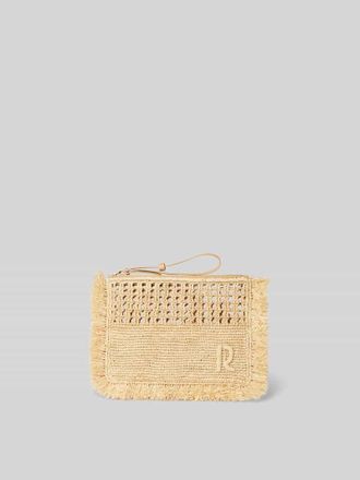 Paco Rabanne Pochette aus Bast in Beige, Gr&ouml;&szlig;e 1