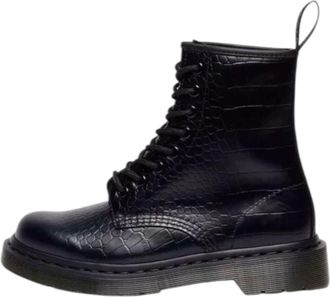 Dr. Martens (WMNS) Dr. Martens 1460 Croco Croc Emboss Boots Black 42679001