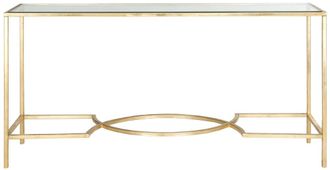 Safavieh Consolas de hierro/cristal oro