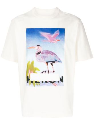 Heron Preston Katoenen T-shirt - Beige