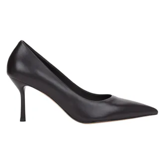 Estro & Luminara Schoenen, Dames, Bruin, 36 EU, Leer, Pumps met puntige neus en stilettohak