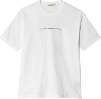 Undercover graphic-print cotton T-shirt - women - Cotton - 3 - White