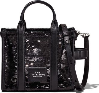 Marc Jacobs The Sequins Crossbody Tote bag - women - Polyester/Polyethylene Terephthalate (PET) - OS - Black