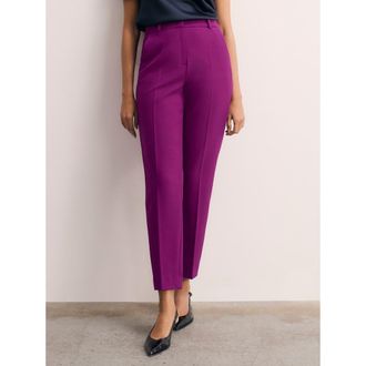 The Fold Tavira Sculpt Crepe Pants in Purple at Nordstrom, Size 12