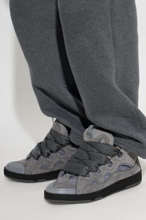 Lanvin Curb Trainers, Mens, Grey