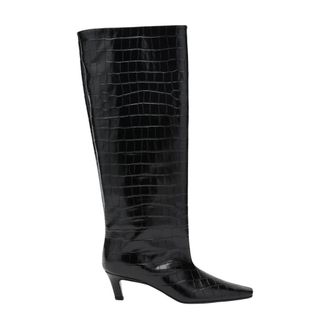 Toteme Heeled Boots, female, Black, Size: 6 US Wide Shaft Boot