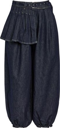 Damson Madder Mavi Balloon-leg Jeans - Indigo - 32 (W32 / UK14-16 / L)