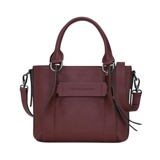 Longchamp 3D S Handtas - Dames - Tassen - Bruin - Maat: ONE Size Zijde