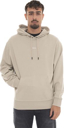 BOSS Felpa WESMALLHOOD Beige BOSS Uomo
