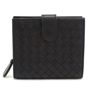 Bottega Veneta Black Leather Wallet (Bi-Fold) (Pre-Owned)
